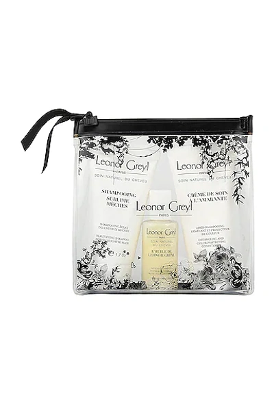 Shop Leonor Greyl Paris Luxury Travel Kit For Colored Hair In N,a
