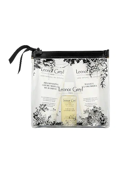 Shop Leonor Greyl Paris Luxury Travel Kit For Very Dry & Thick Hair In N,a