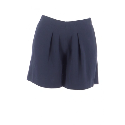 Pre-owned Maje Shorts In Navy