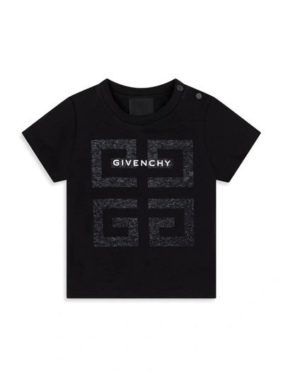 Shop Givenchy Baby's & Little Boy's Logo Print Jersey T-shirt In Black
