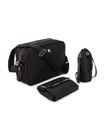 Shop Givenchy Jacquard Changing Bag In Black
