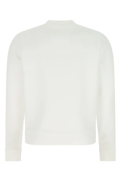Shop Prada White Stretch Polyester Sweatshirt Nd  Uomo Xl