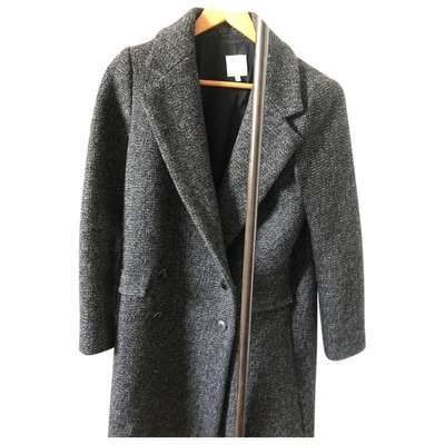 Pre-owned Pablo Wool Coat In Anthracite