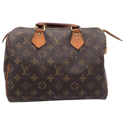 Nano speedy / mini hl cloth mini bag Louis Vuitton Brown in Cloth