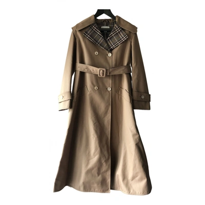 GUCCI Pre-owned Trench Coat In Beige