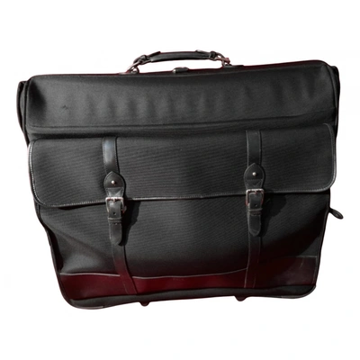 Pre-owned Ralph Lauren Cloth Travel Bag In Black