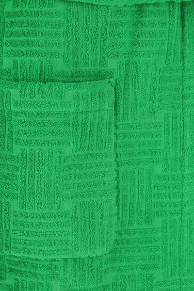 Bottega Veneta Bademantel Aus Baumwoll-frottee Mit Intreccio Muster