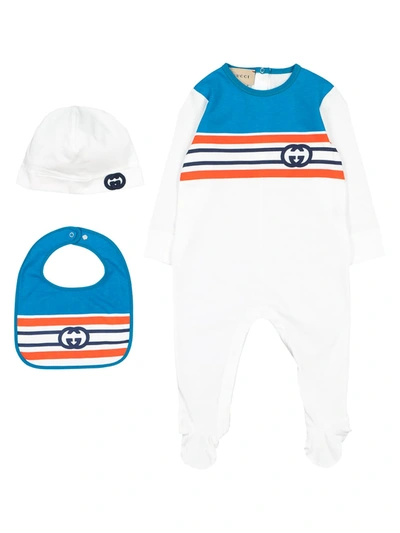 Shop Gucci Kids Clothing Set For Boys In White