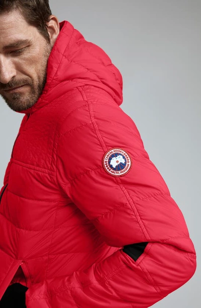 Shop Canada Goose Cabri Hooded Packable Down Jacket In Red