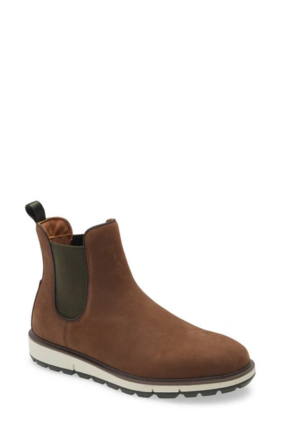Shop Swims Motion Waterproof Chelsea Boot In Brown/olive