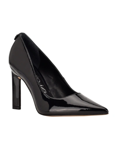 Calvin Klein Women's Attie Pointy Toe Dress Pumps Women's Shoes In Black |  ModeSens