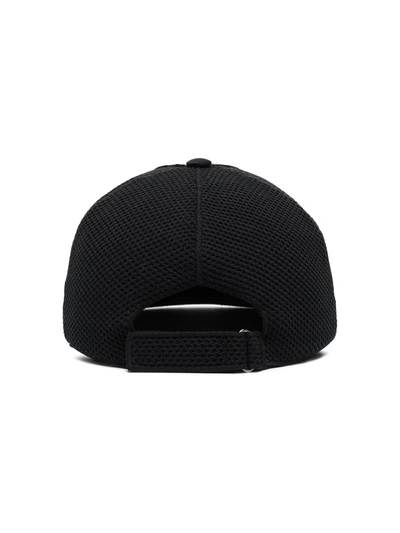 Shop Fendi Ff-motif Baseball Cap In Black