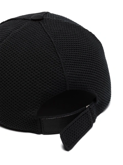 Shop Fendi Ff-motif Baseball Cap In Black