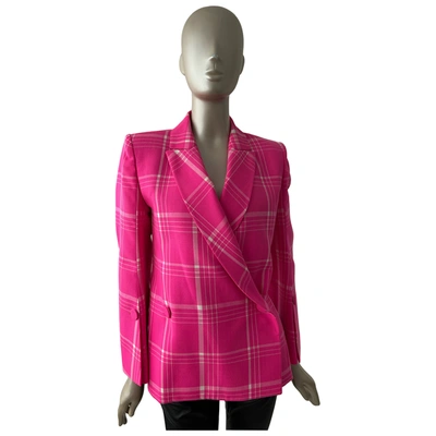 Pre-owned Fendi Wool Blazer In Pink