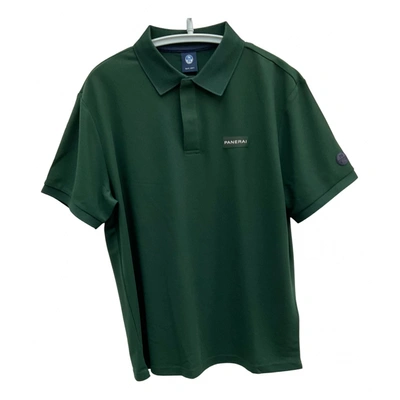 Pre-owned Panerai Polo Shirt In Green