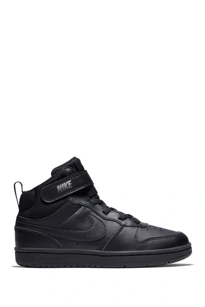 Shop Nike Court Borough Mid 2 Psv In Black/ Black