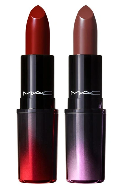 Mac Cosmetics E For Effortless & Bated Breath Love Me Lipstick Set