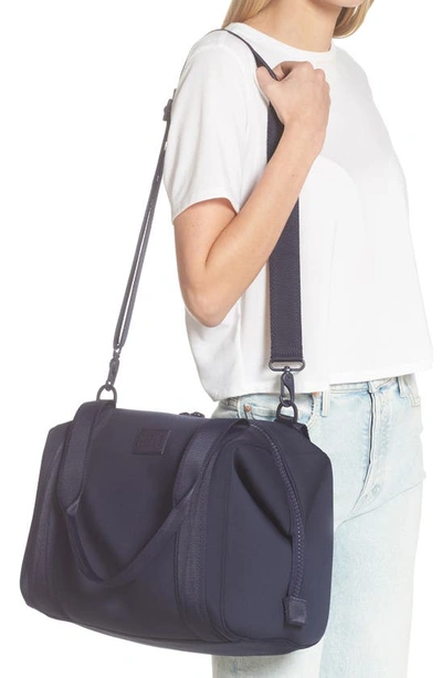 Dagne Dover Medium Landon Neoprene Carryall Duffle Bag In Storm