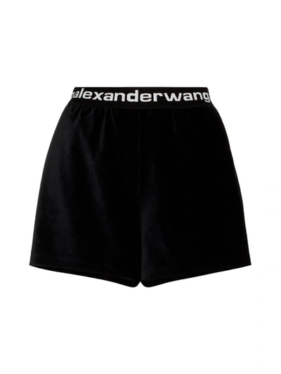 Shop Alexander Wang T Alexanderwang.t Shorts In Black