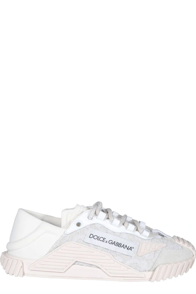Shop Dolce & Gabbana Ns1 Lace In White