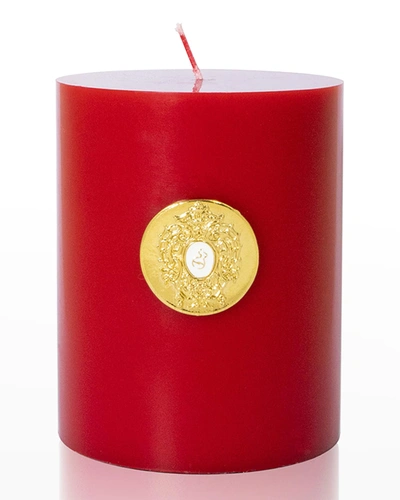 Shop Tiziana Terenzi 31.74 Oz. Wirtanen Red Cylindrical Candle
