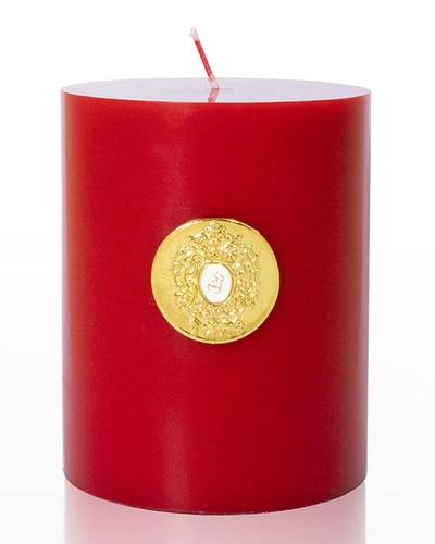 Shop Tiziana Terenzi 31.74 Oz. Tempel Red Cylindrical Candle