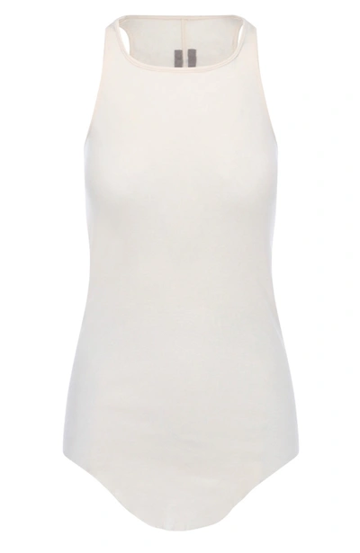 Shop Rick Owens Crewneck Tank Top In White