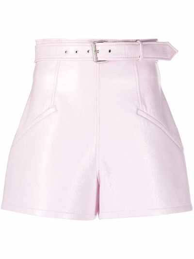 Philosophy Di Lorenzo Serafini Belted Structured Shorts In Pink