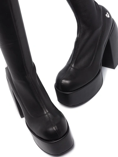 Shop Naked Wolfe Spice 140mm Platform Boots In Black