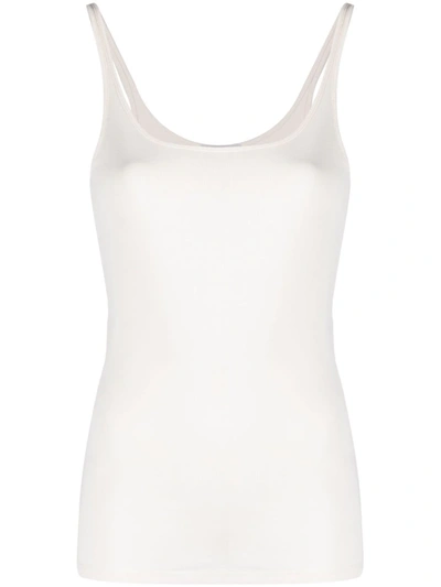 Shop Lemaire Jersey-knit Vest Top In White