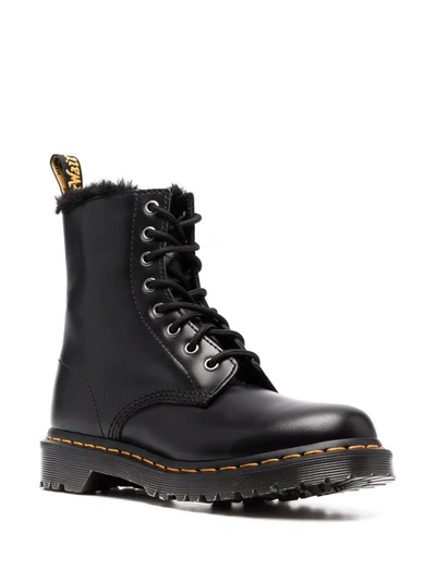 Dr. Martens' 1460 Serena Atlas Lace-up Boots In Grey