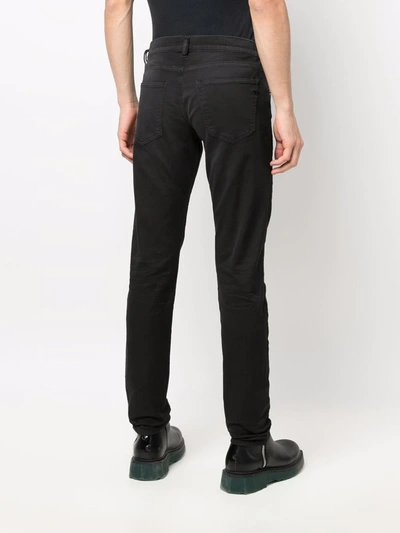Diesel 2060 D-strukt 0670m Slim-cut Jeans In Black