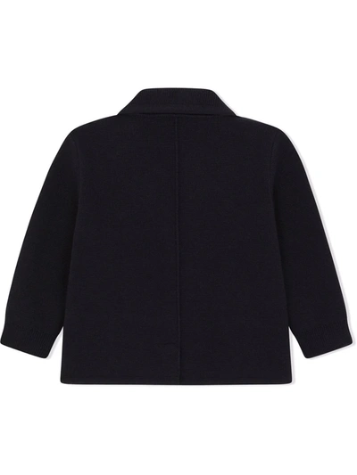 Dolce & Gabbana Blue Newborn Jacket Dolce&gabbana Kids In Blue