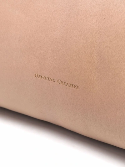 Shop Officine Creative Circle 15 Tote Bag In Neutrals