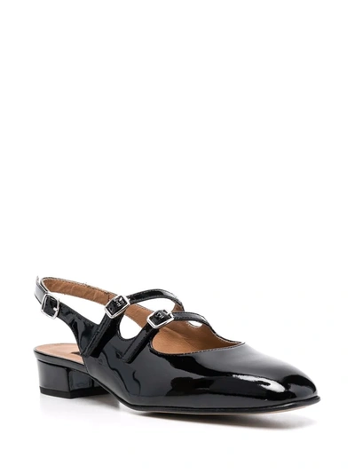 Shop Carel Peche Patent-leather Slingback Pumps In Black