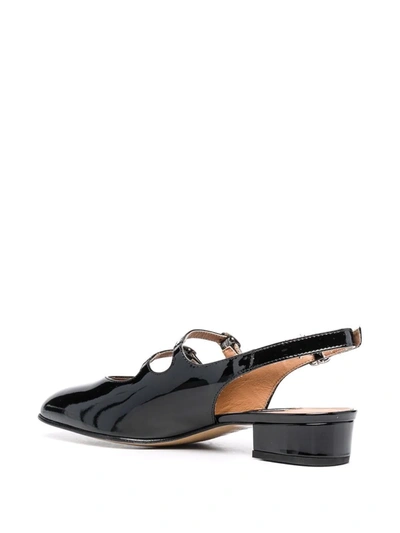 Shop Carel Peche Patent-leather Slingback Pumps In Black