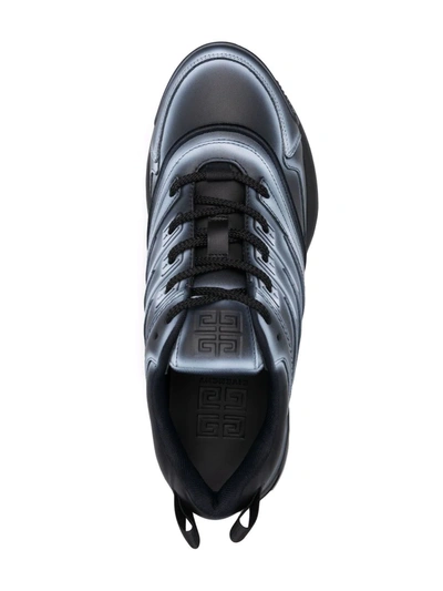 Shop Givenchy Spray Detail Low-top Sneakers In Black