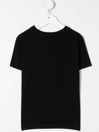 Shop Givenchy Graphic-logo Print T-shirt In Black