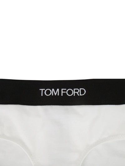 Shop Tom Ford Logo Slip In White