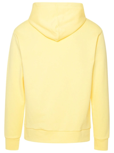 Shop Apc Yellow Cotton Larry Sweatshirt