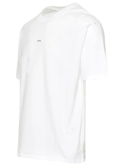 Shop Apc White Cotton Kyle T-shirt