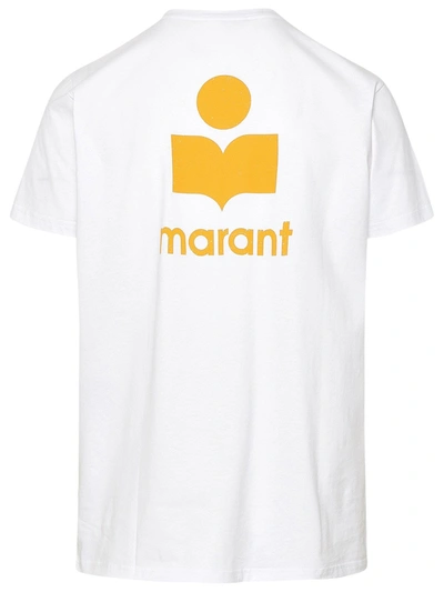 Shop Isabel Marant T-shirt Zafferh Bianca In White