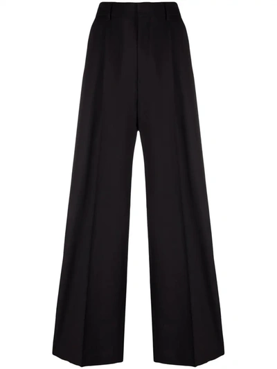 Shop Filippa K Darcey Recycled-wool Trousers In Black