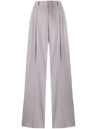 Shop Filippa K Darcey High-waisted Trousers In Brown