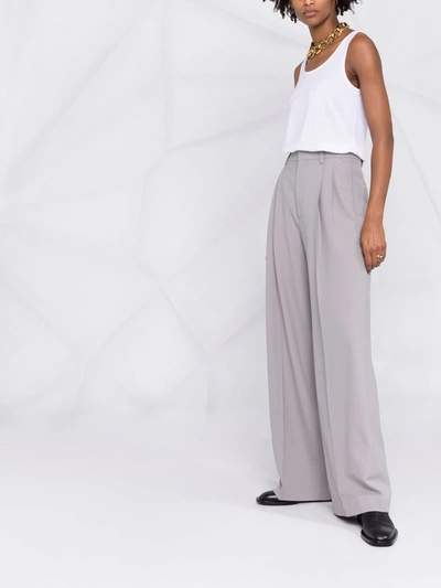 Shop Filippa K Darcey High-waisted Trousers In Brown