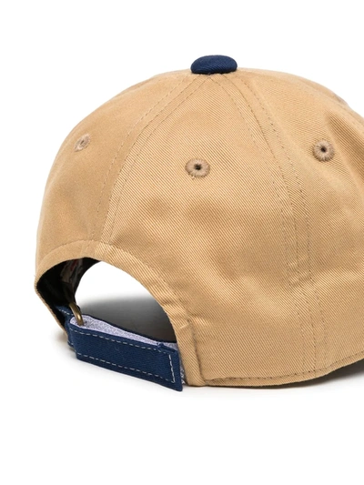 Shop Miki House Double B Baseball Cap In Brown