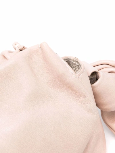 Officine Creative Knots Ruched Crossbody Bag In Pink