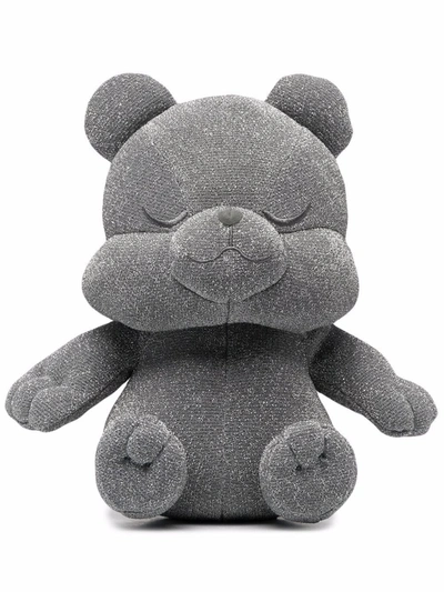 Shop Linda Farrow X Sara Shakeel Bear Toy In Grey