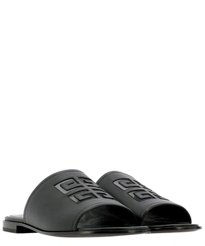 Shop Givenchy "4g" Sandals In Black  