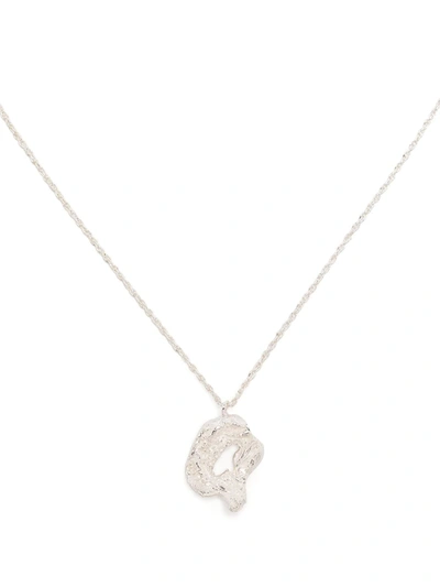 Shop Loveness Lee Q Alphabet Pendant Necklace In Silver